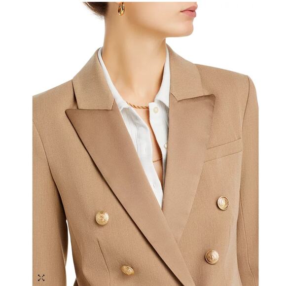 L'AGENCE Kenzie Peak Lapel Blazer Size 6 New with Tags - Picture 8 of 12